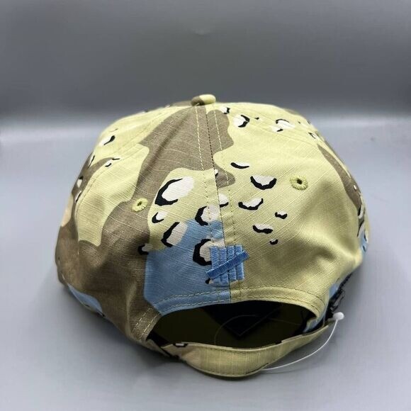 Undefeated Hat Men Brown Camouflage Strap Back Cap New
