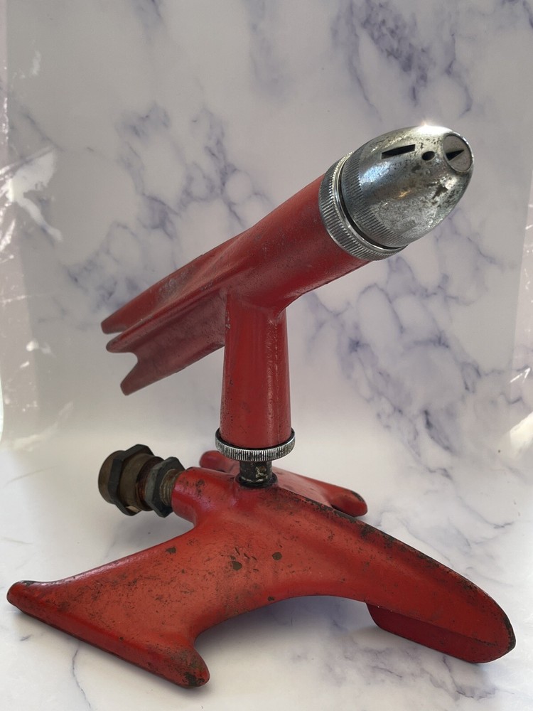 1950s W D Allen Red Rocket Water Sprinkler Space Age UNTESTED
