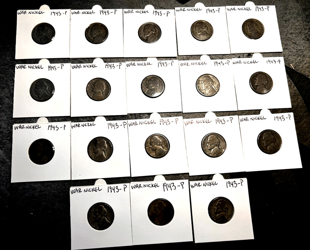 1943 P Jefferson War Nickel (35% Silver)