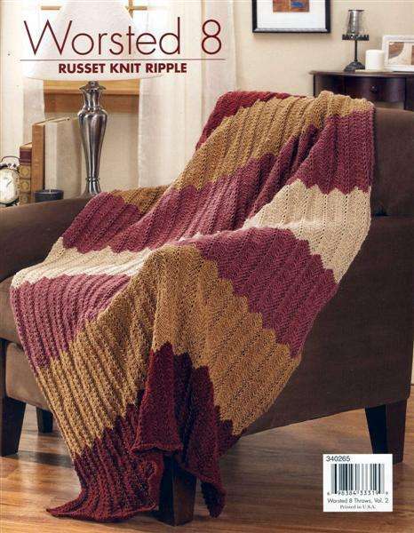 NEW HERRSCHNERS WORSTED 8 THROWS VOLUME 2 FABULOUS DESIGNS