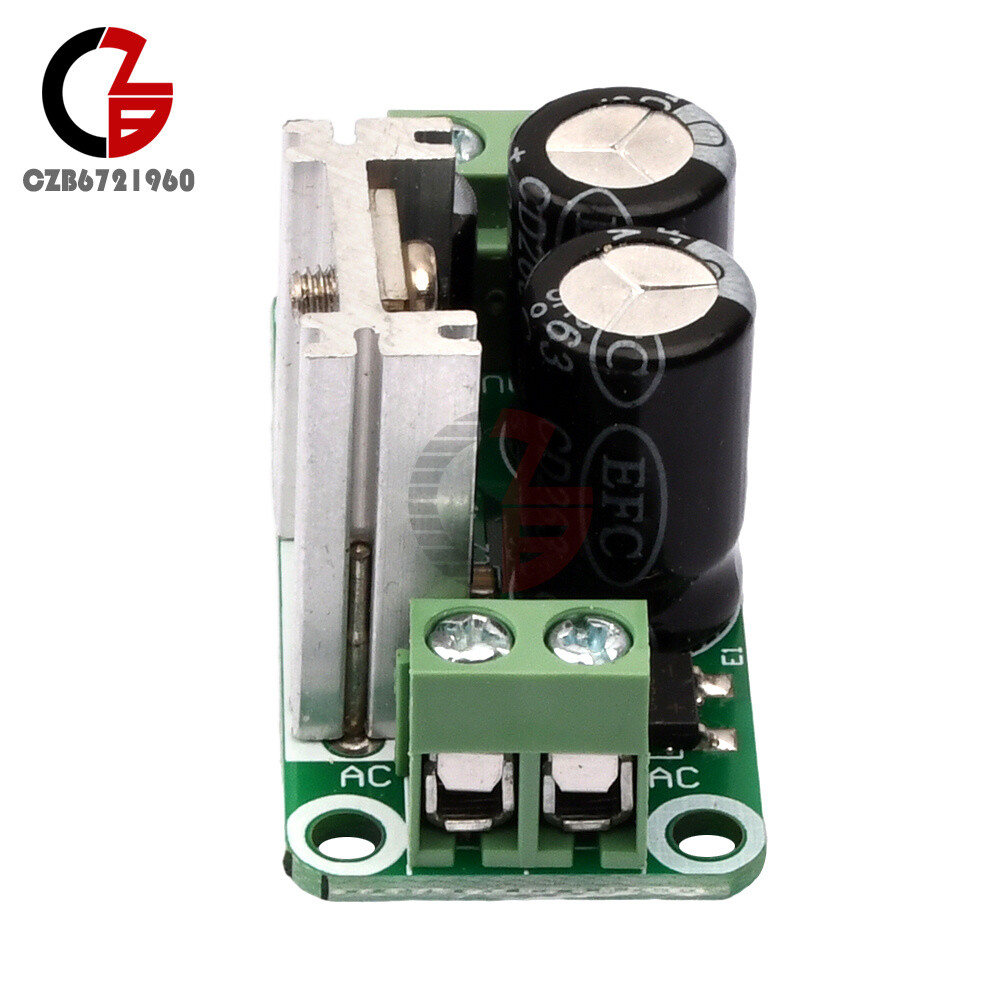 Single Regulated Power Supply Module DC 5/9/12/15/24V Rectifier Filter Board 1A