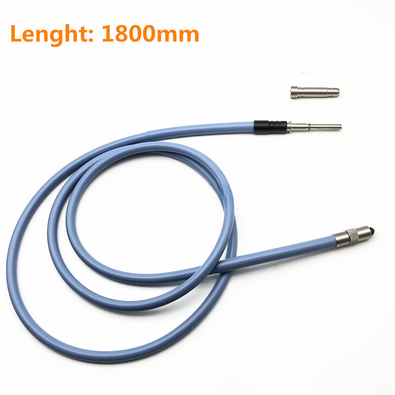 Endoscop Fiber Optical Silicone Cable Light Source Microscope Guide Interface US