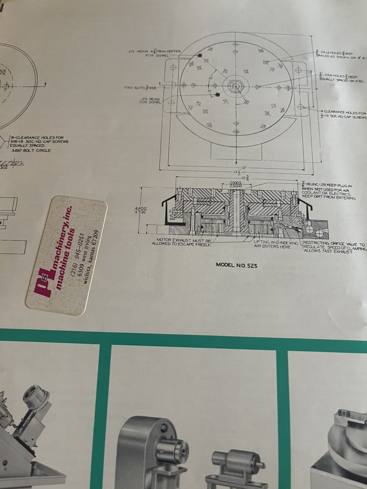 SNOW-MATIC ROTARY TURRET INDEX TABLE BROCHURE