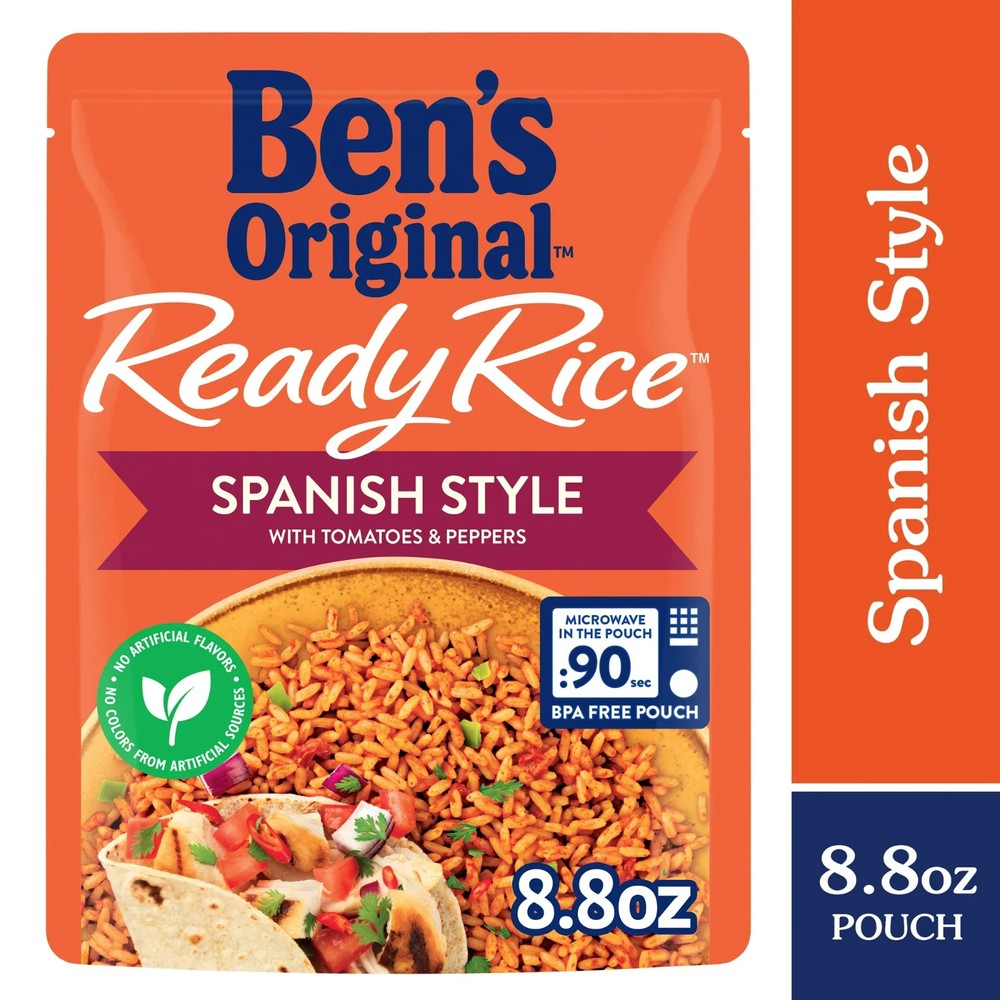 Ben's Original Ready Rice Spanish Style Flavored Rice, Easy Dinner Side, 8.8 oz