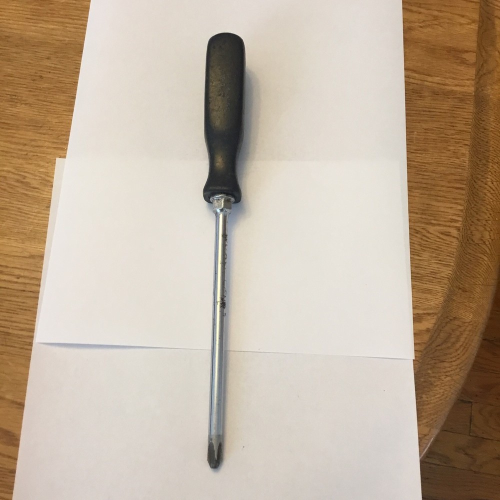 Snap On Tools USA Ssdp63 #3 Philips Screwdriver Black Hard Handle Used