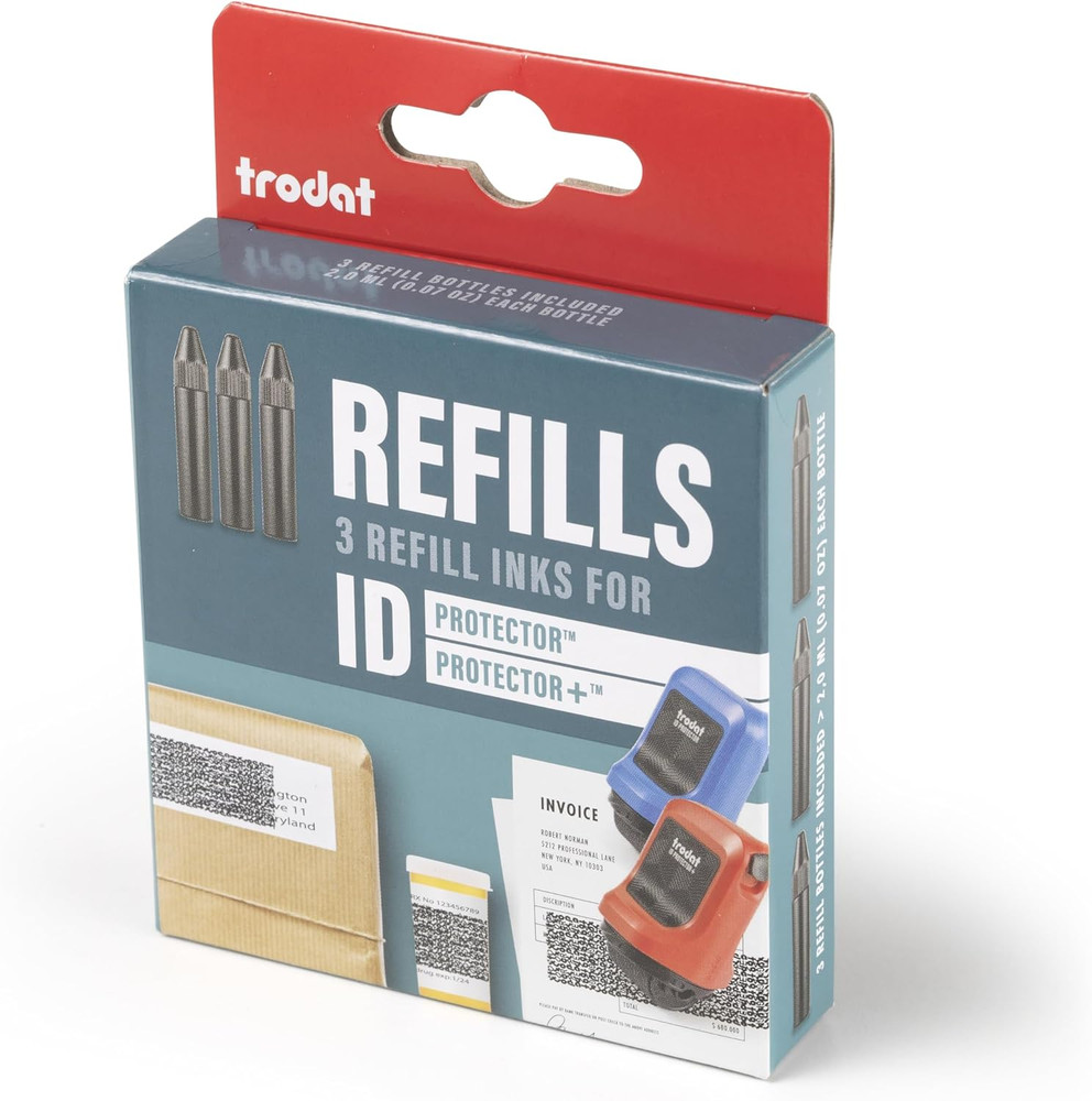 Trodat Refill Inks for ID Protector+ & ID Protector – Identity Theft Protection