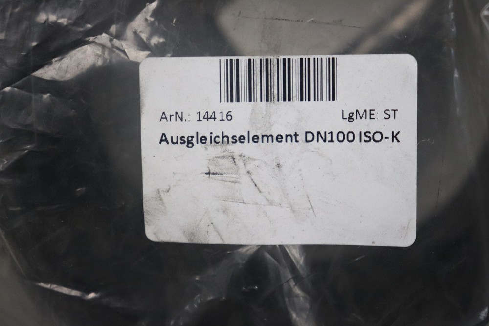 Leybold 14416 Compensation Element DN100 ISO-K Unused