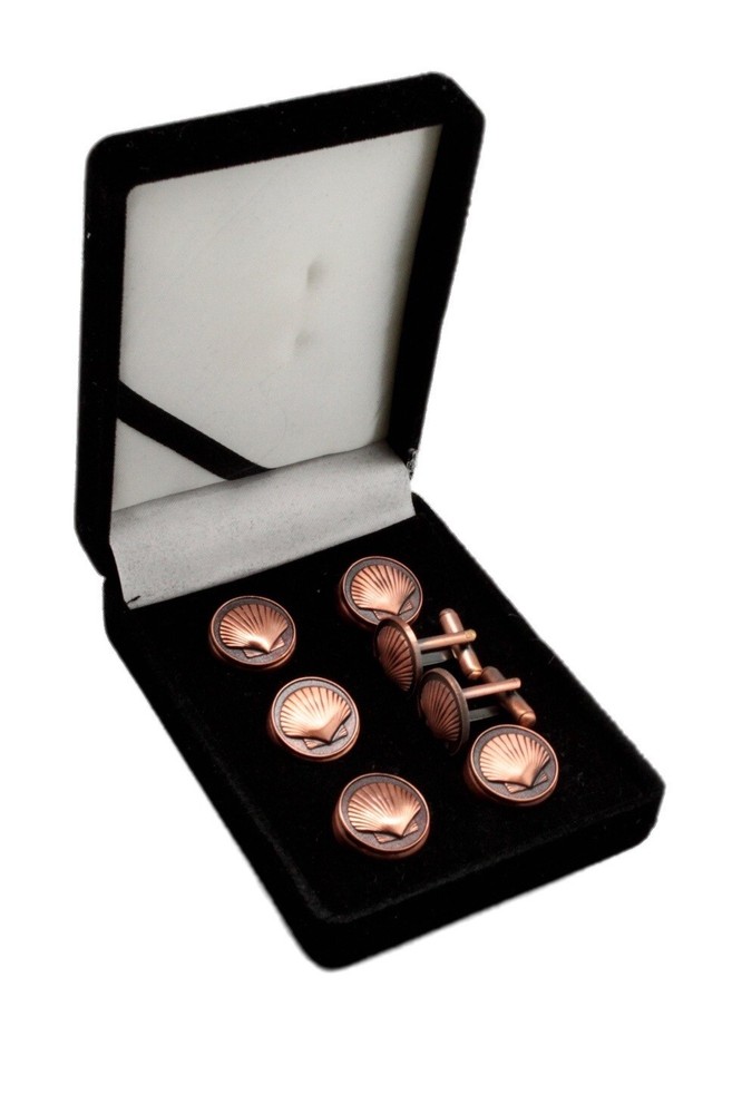 St. Thomas Of Acon Copper Masonic Studs Suit & Tux Set
