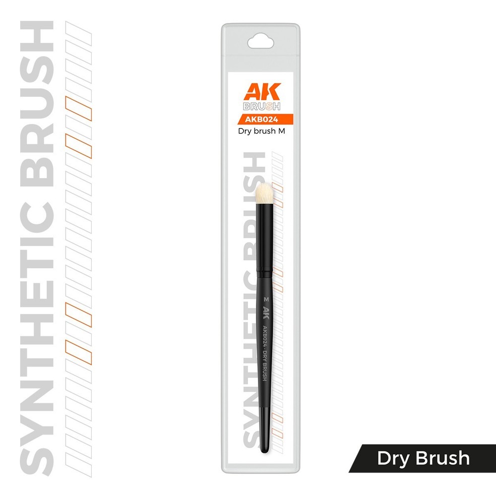 AK Interactive Synthetic Dry Brush - M