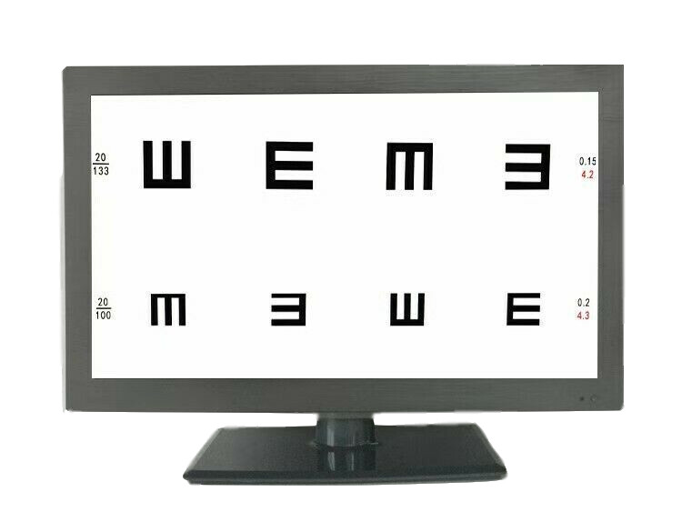 Multi-function 23" LED Display MICRO Chart Projector Eye Chart Optometry