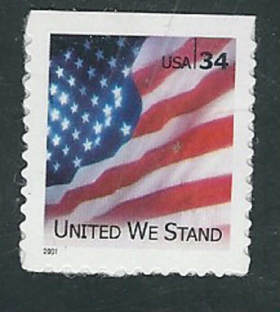 Scott # 3549....34 Cent...Flag...2 Stamps