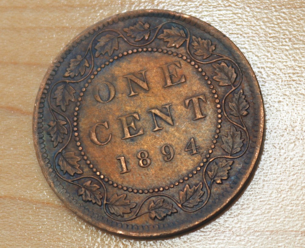 1894 Canada 1 Cent Victoria