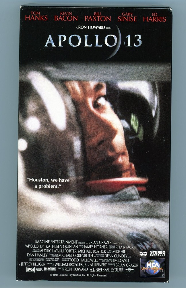 Apollo 13, Movie, VHS, Pre Owned, Universal