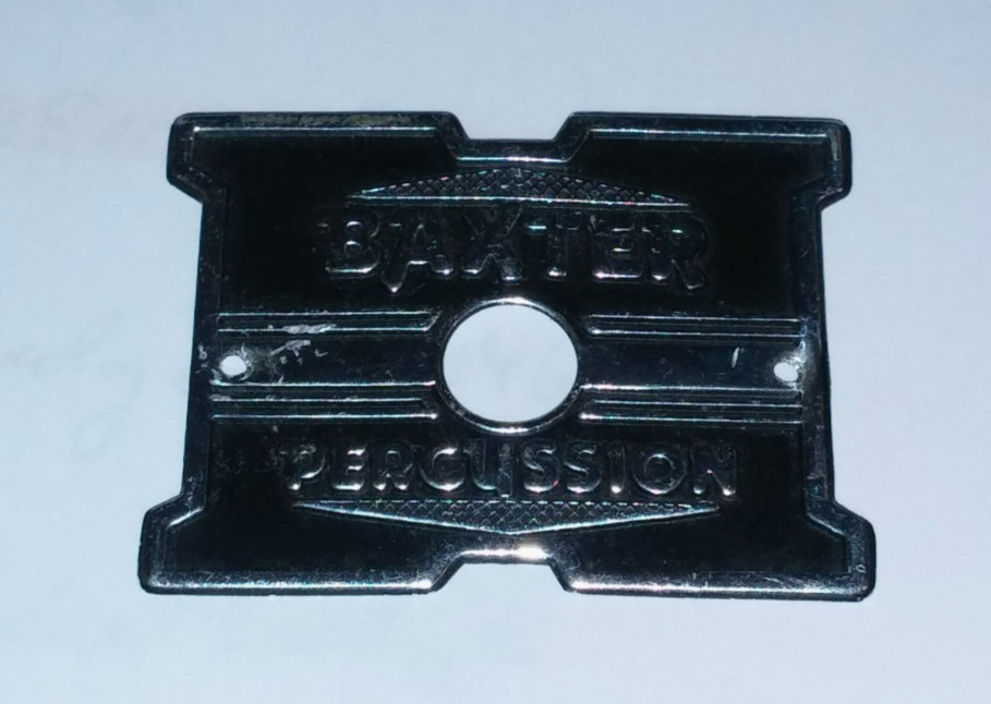 Baxter Percussion Drum Badge (538)