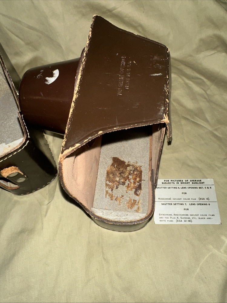 Argus C3 Matchmatic 35mm Rangefinder Camera w/ Case Untested