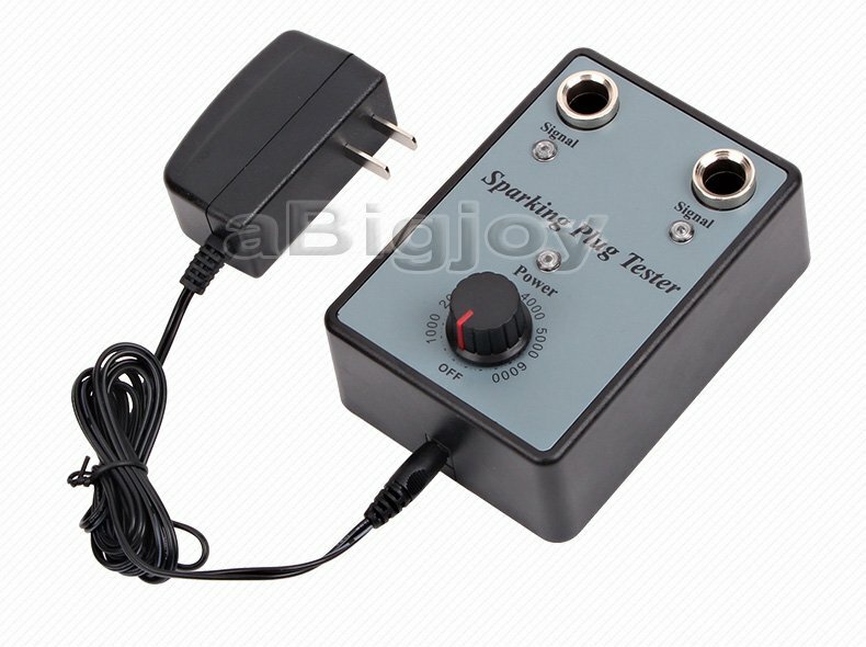 Dual Hole Car Spark Plug Tester Detector Ignition Plug Analyzer Diagnostic Tool