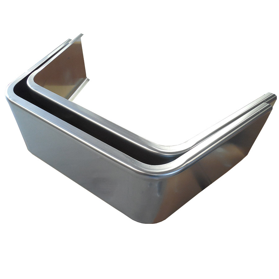 Pair of trailer fenders ALUMINUM 10 x 18 x 36 single axle "JEEP STYLE"