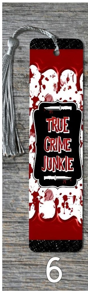 True Crime Serial Killer Themed Metal Bookmarks