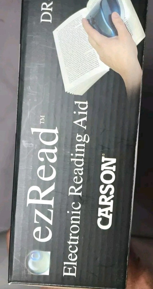 CARSON ezRead Electronic Reading Aid DR-200 Visual TV Magnifier With AC Adapter