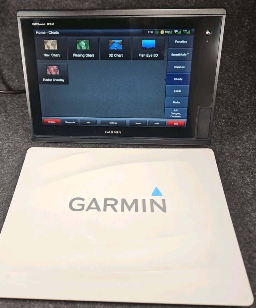 Garmin GPSMAP 7612xsv Chartplotter ✅ Tested / Updated • 90 Day Wnty • 👉 MINT