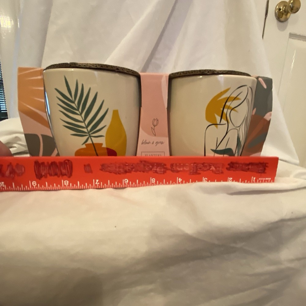 Planter Floral Theme 2piece Mini