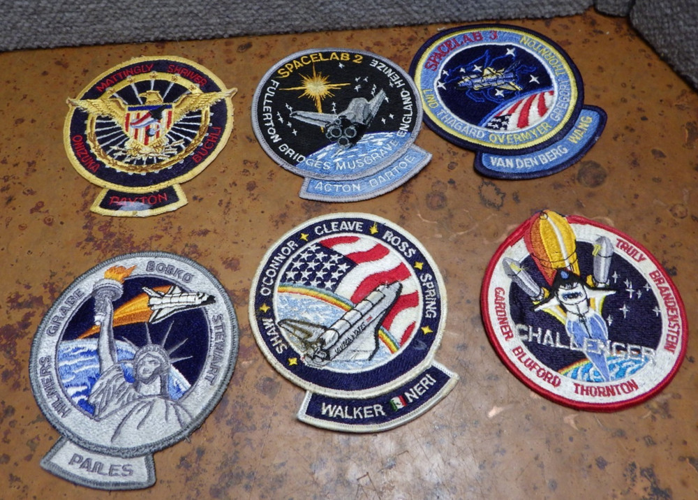 29 Vintage Mostly Space Shuttle Related Patches C2