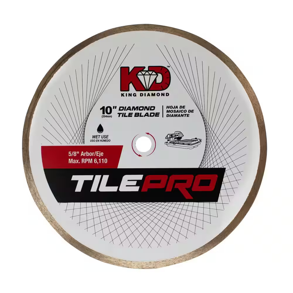 10 In. Diamond Tile Circular Saw Blade