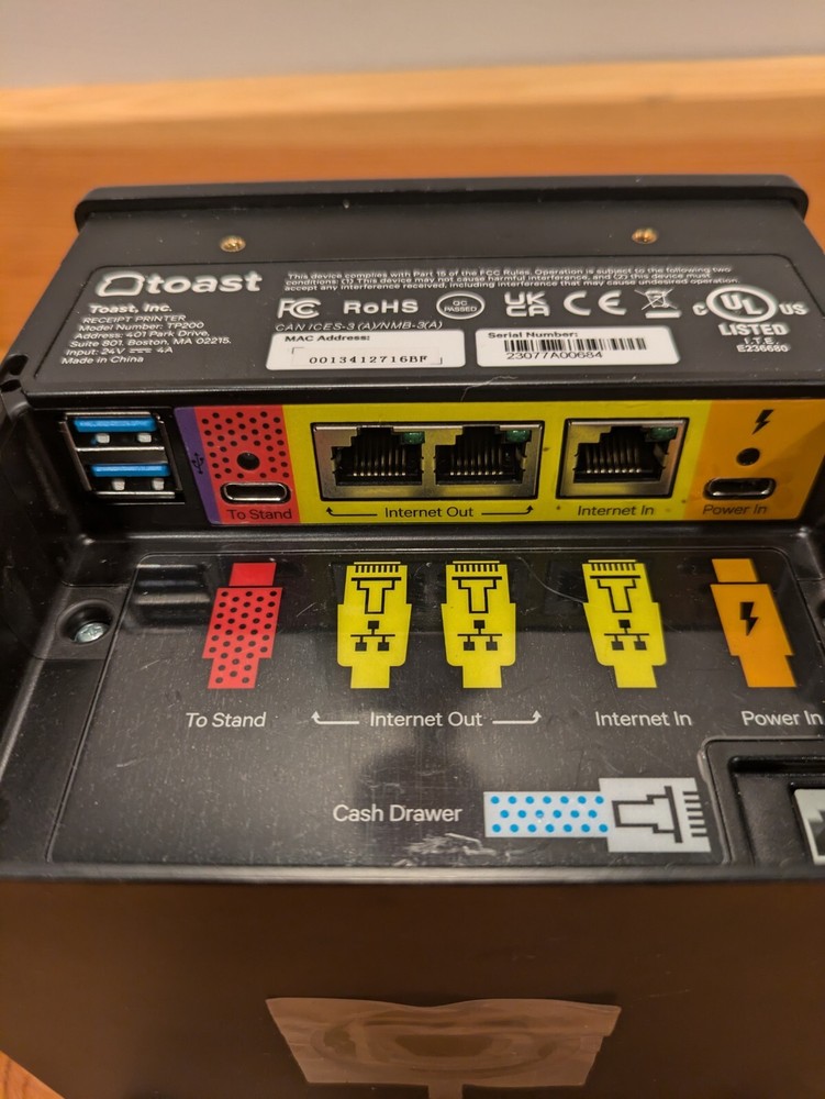 New Toast POS System W/ Hand Held