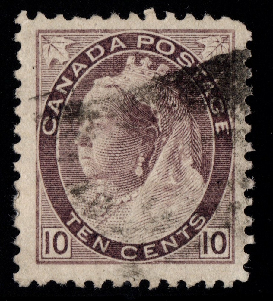 #83 Numeral 10c Canada used well centered