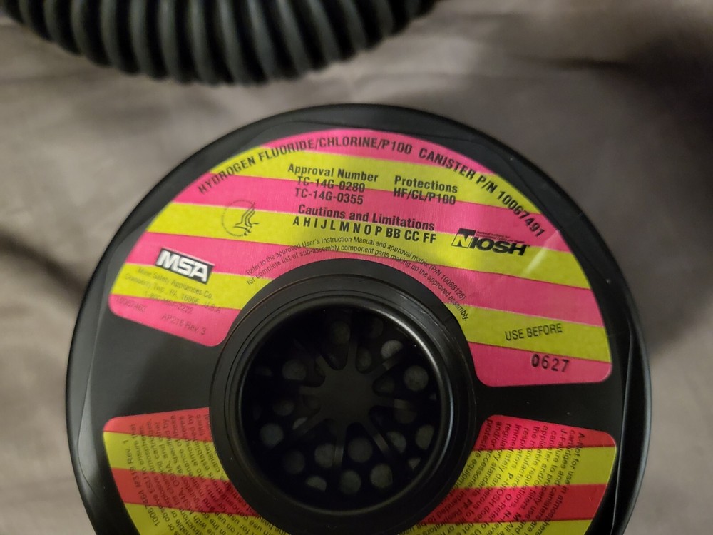 Msa Ultravue Gas Mask Medium