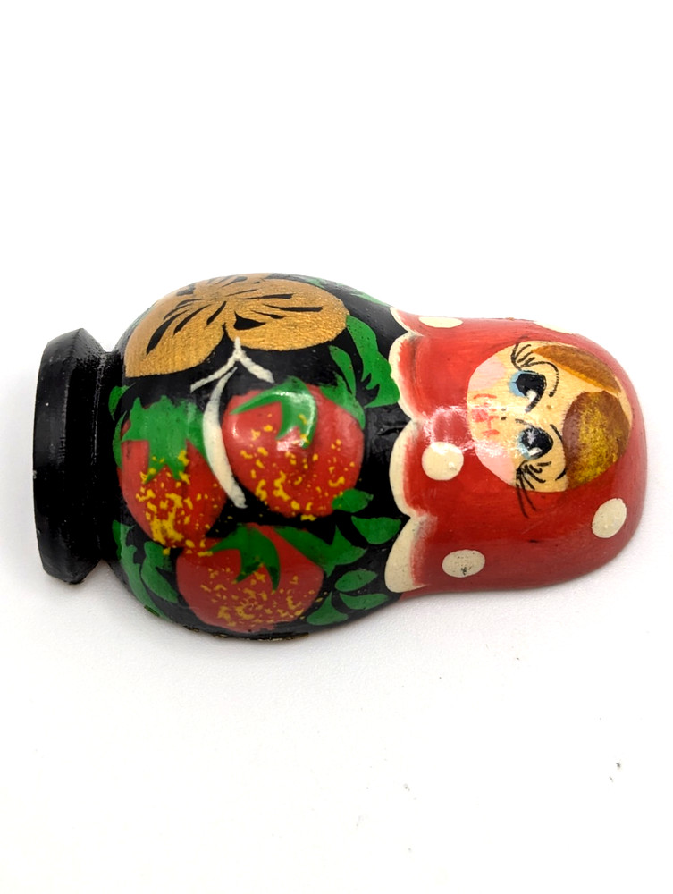 Magnet Wooden Russian Nesting Doll Souvenir Small