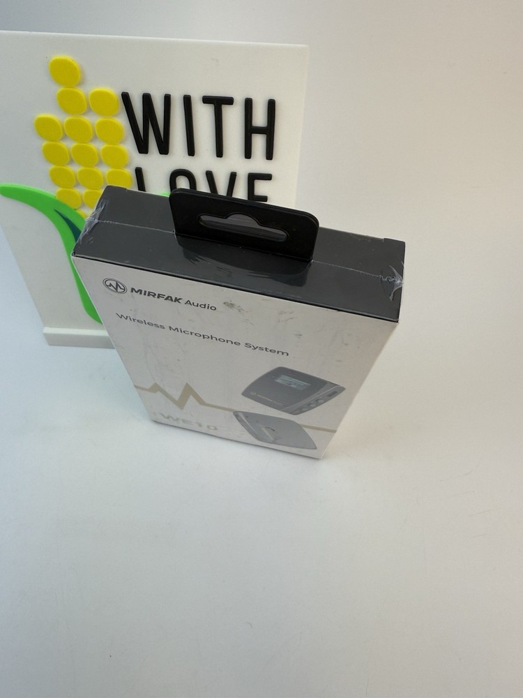 Mirfak WE10 Dual Wireless Microphone System Transmitter Receiver Recording