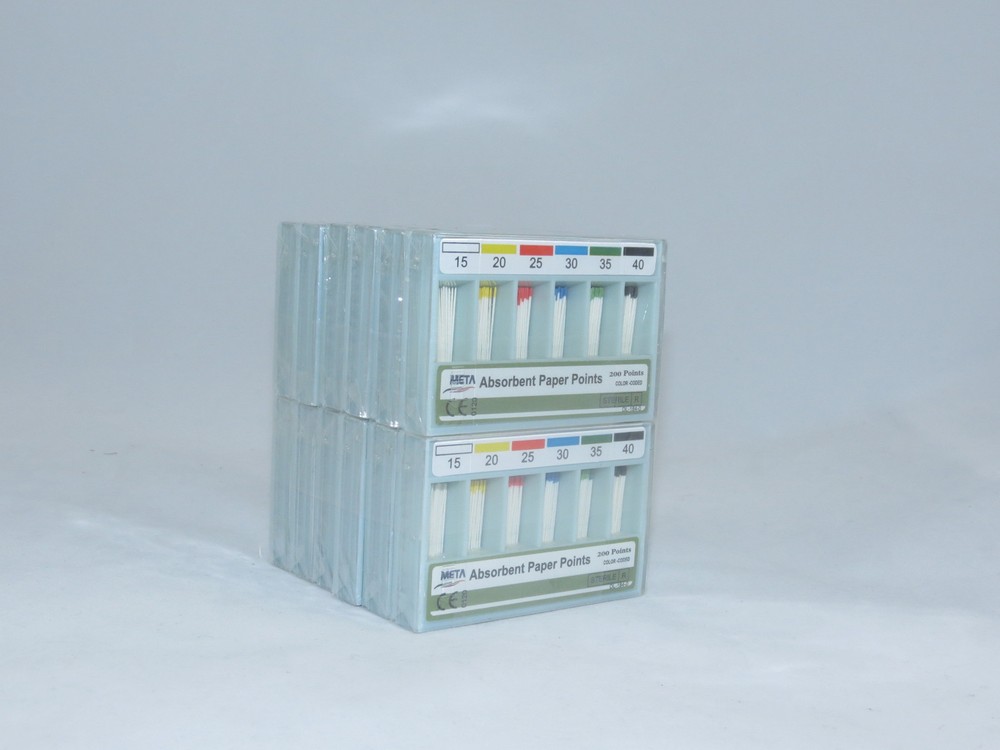 Absorbent Paper Points No 15-40 Kit /12 Boxes META