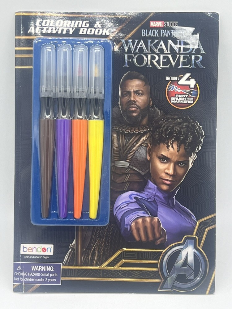 Black Panther/Marvel Legends Coloring And Activity Book New