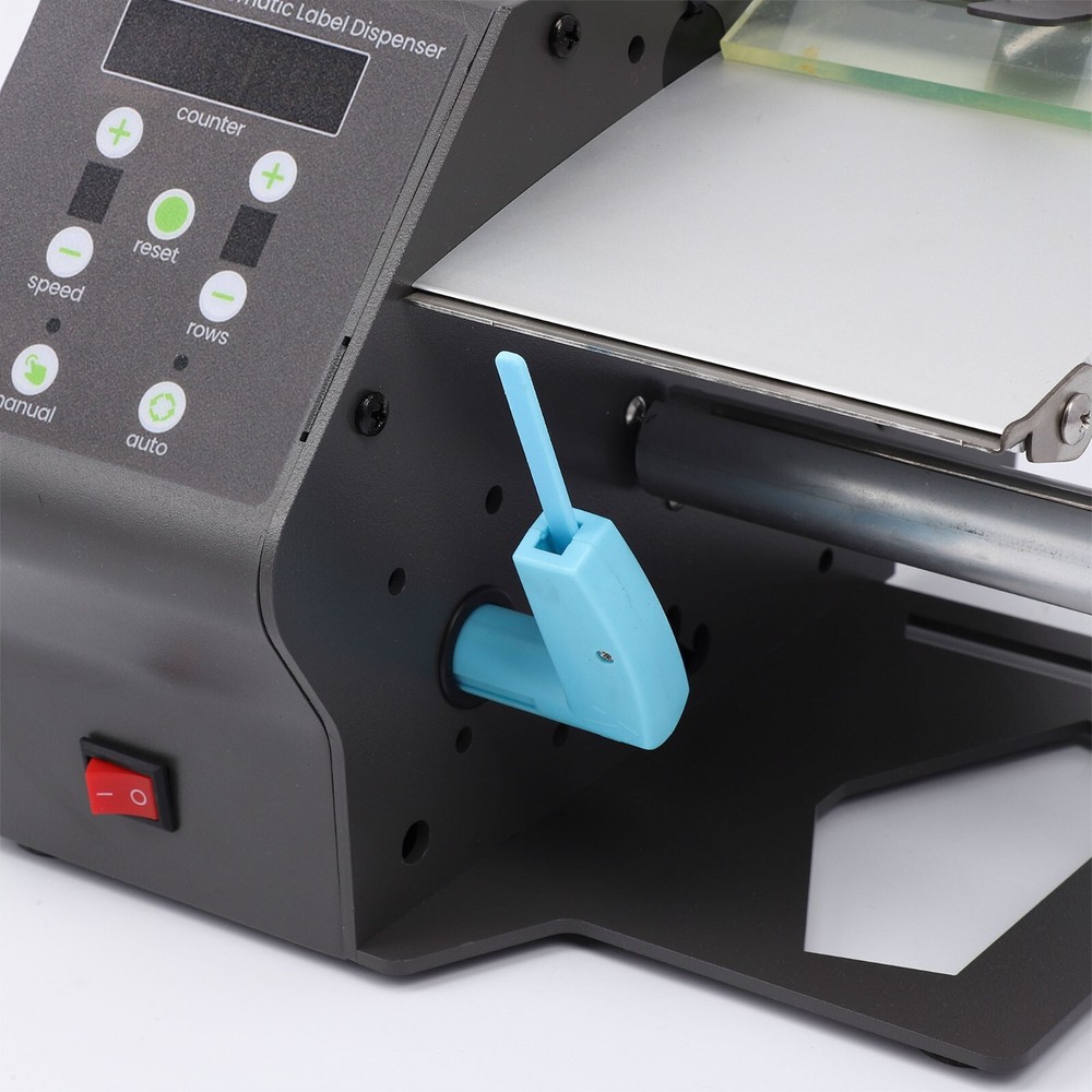U.S. Solid Automatic Label Dispenser, Counter 9999999, 9 Speeds, 5-120mm Width
