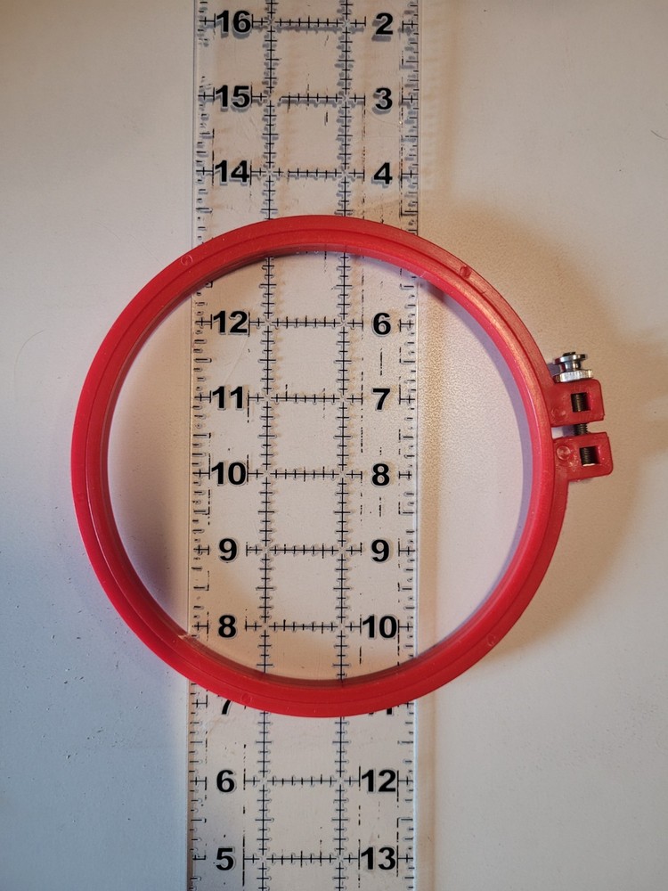 6" Plastic Embroidery Hoop