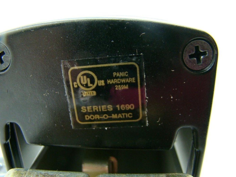 Falcon 1690 Concealed Vertical Rod Touch Bar Exit Device Missing Vertical Rods