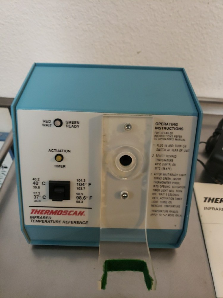 Thermoscan Model IR-3000 Infrared Temp. Reference