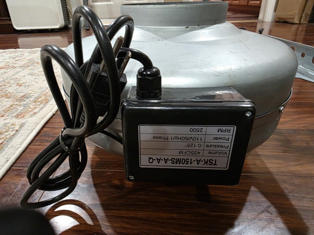 110V Exhaust Ventilation, Circular Duct Fan