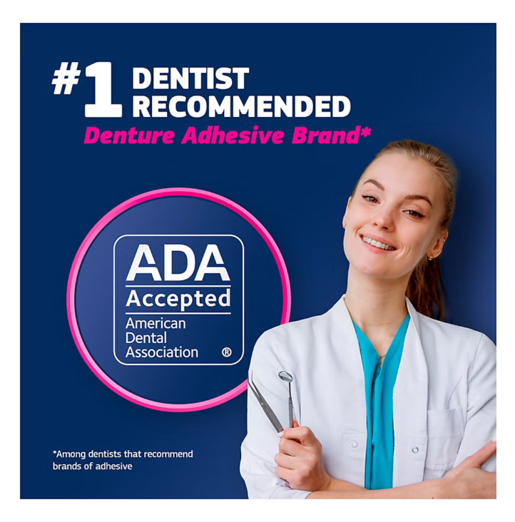 Fixodent Advanced Max Hold Denture Adhesive Extra Strength, 2.2 oz Each, 4 Pack