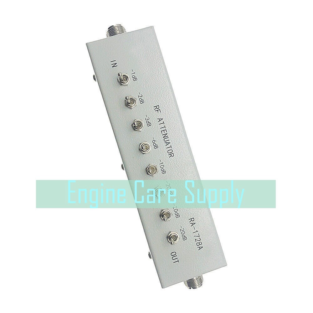 1Pcs New 0 - 82DB VARIABLE/ STEP ATTENUATOR 50 OHM for Radio Transmitter