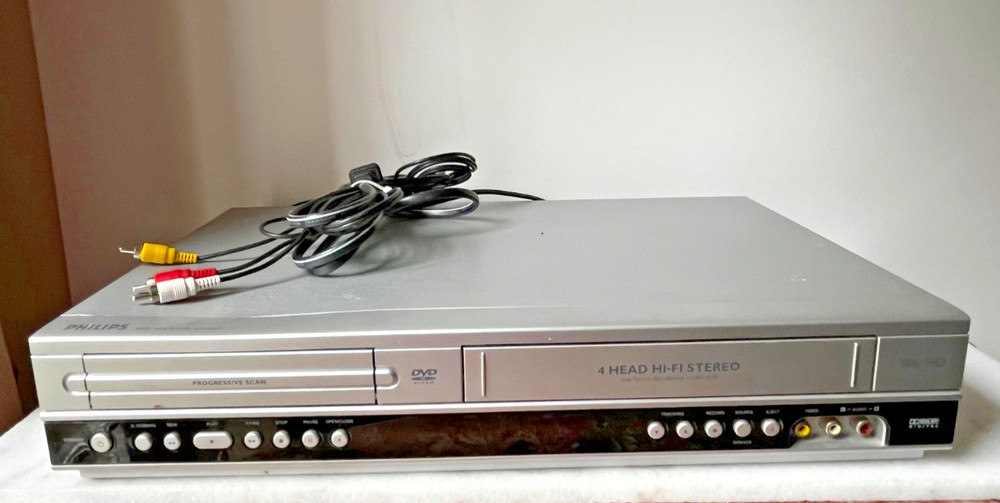 Philips DVP3340V DVD VCR Combo Player TESTED! NO REMOTE!