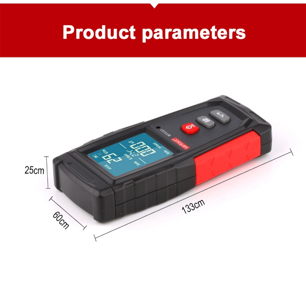 5G 4G Rechargeable Digital EMF Electromagnetic Radiation Meter Tester Detector