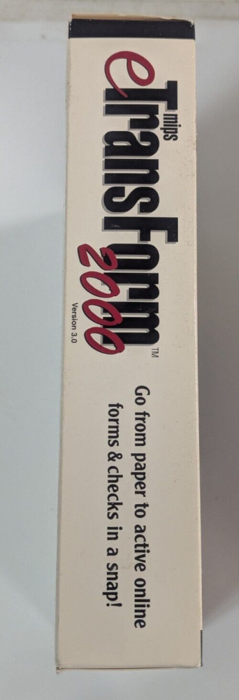 MIPS eTransform 2000 Small Business Edition 3.0 Software PC 95/98/2000/NT NIB