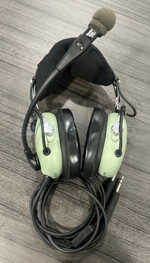 David Clark H10-13.4 Aviation Headset Pilot GA Dual Plug