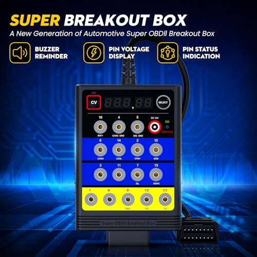 OBD-II Breakout Box, CAN Protocol Detector, Voltage Constant 3.54in*4.84in
