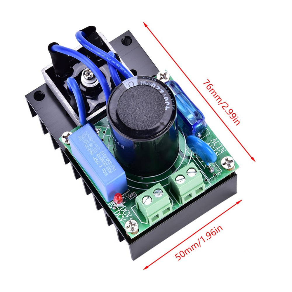 1 Pcs 0-220VAC To 0-311VDC Universal Multiple Protection Rectifier Board Module