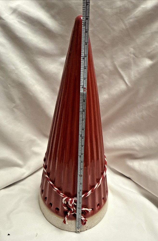 Lighted Ceramic Tabletop countertop shelf Christmas holiday Tree home décor