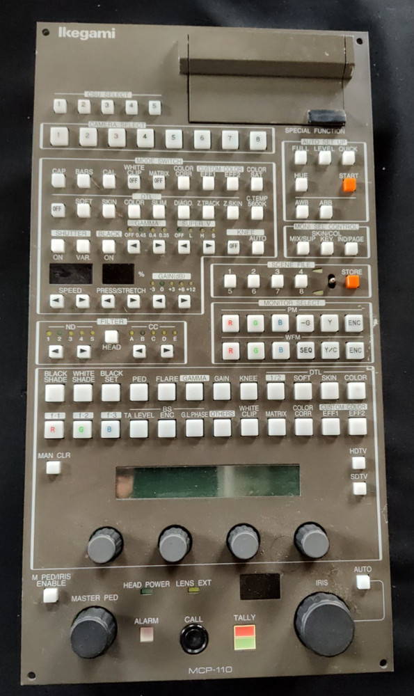 Ikegami MCP-110 Maintenance Control Panel
