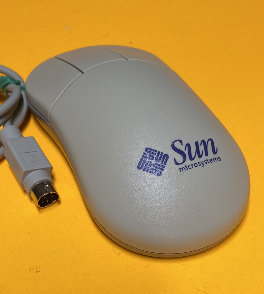Sun Microsystems 370-3631 Type-6 Mouse, Mini-Din Connector, 3 Button